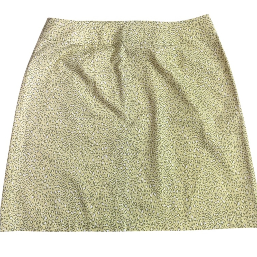 Talbots Size 16 Leopard Print Skirt A-Line - image 6
